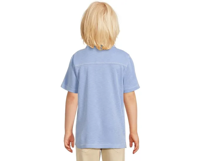 Поло Johnston & Murphy Kids в винтажном стиле с текстурой слэб