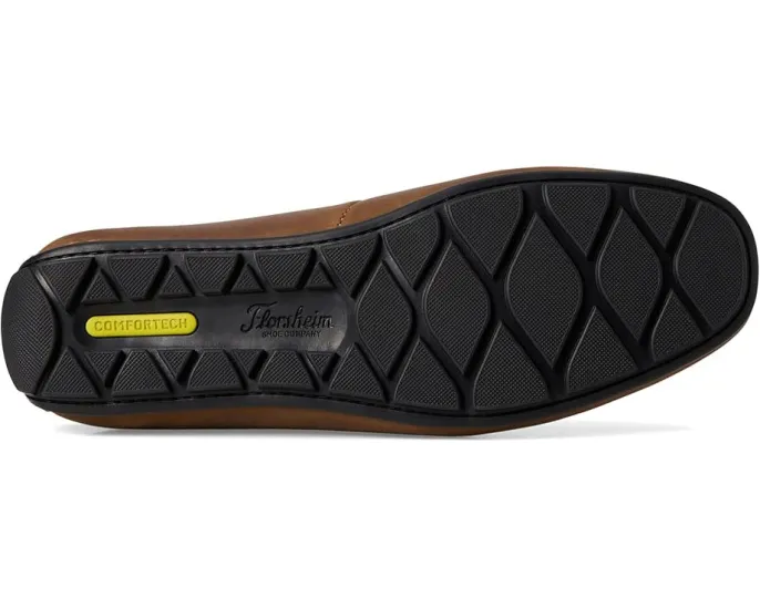 Florsheim водительки Motor Smooth Moc Toe Penny с подошвой для вождения