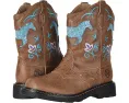 Детские сапожки Roper Kids Horse Flowers с вышивкой и шипами