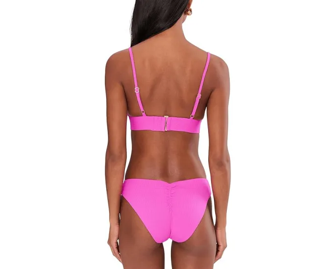 Купальник BECCA Modern Edge Halter с высоким воротом и съемными чашками