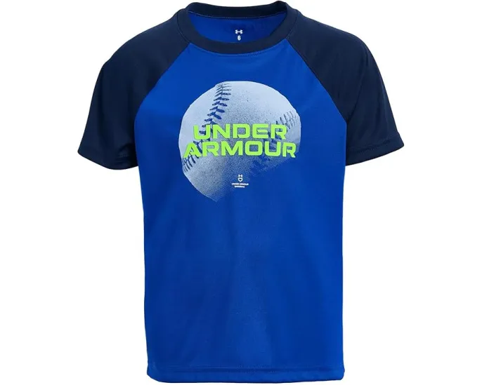 Under Armour Kids Бейсбольная футболка с коротким рукавом Baseball Tech Raglan