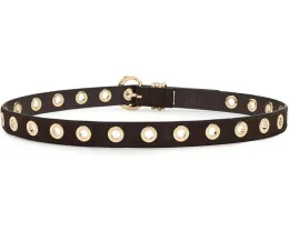 Ремень Madewell Inez из замши с металлическими люверсами