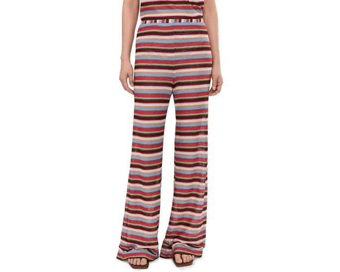 Широкие брюки Kenny с расклешенными штанинами и эластичным поясом