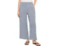 Eileen Fisher широкие брюки с клеткой из органического хлопка