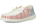 Детские слипоны Hey Dude Wally Americana с патриотичным принтом и технологией Flex & Fold