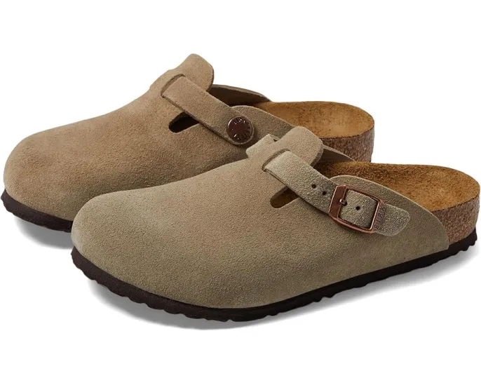 Классические босоножки Boston для детей с пробковой стелькой из мягкой замши