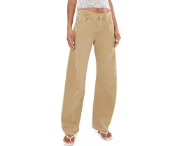 Джинсы Free People We The Free Fable с низкой посадкой и скрученными швами