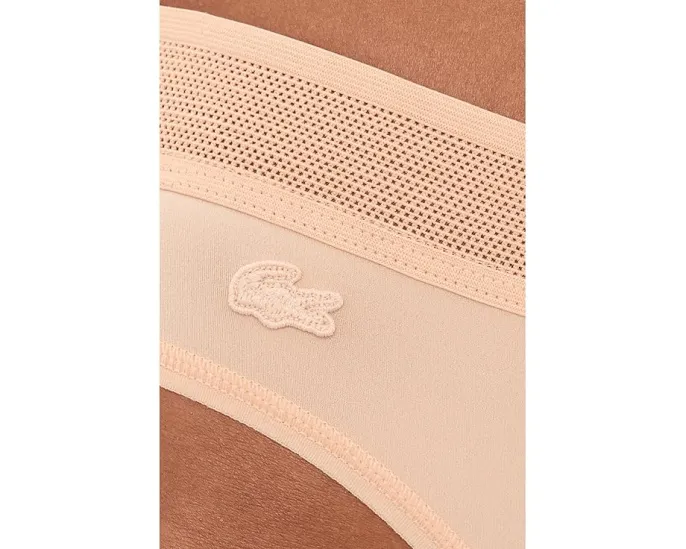 Трусы Lacoste Logo Waist Mesh с кружевом и логотипом