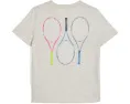 Футболка Tennis Oversized Tee от abercrombie kids для детей с увеличенным кроем