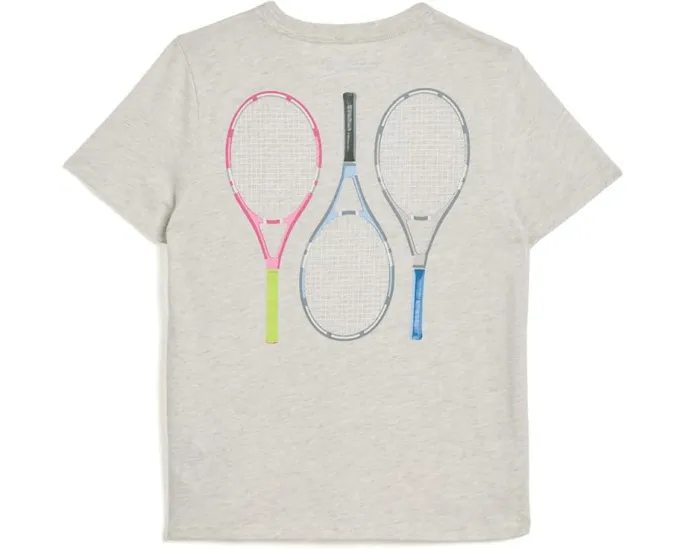 Футболка Tennis Oversized Tee от abercrombie kids для детей с увеличенным кроем