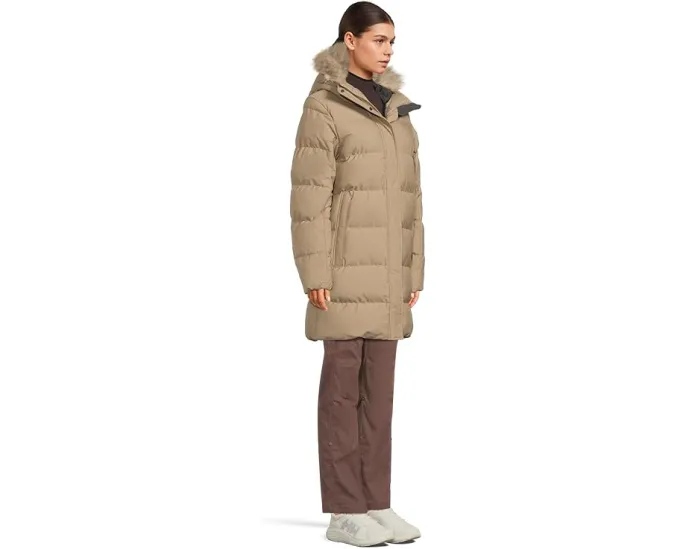 Пуховая парка Blossom с высоким ворсом и съемным искусственным мехом