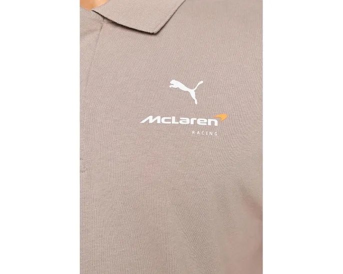 Puma поло McLaren Racing Small Logo в мышино-сером цвете