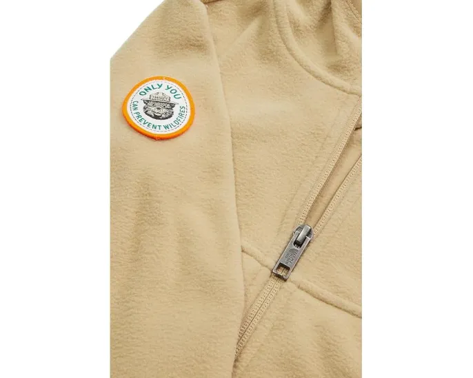 Glacier Full Zip Hooded Jacket - Lightweight Fleece Hoodie For Boys & Girls, Zip Hand Pockets