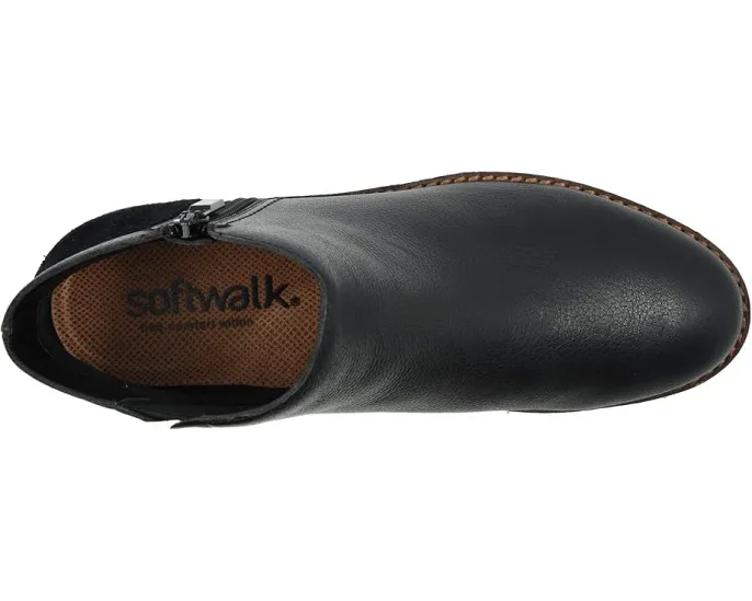 Ботильоны SoftWalk Wesley из мягкой кожи с боковой молнией