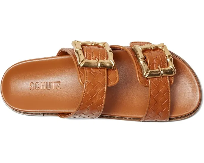 Босоножки Schutz Enola Sporty Woven с плетеными деталями и двумя пряжками