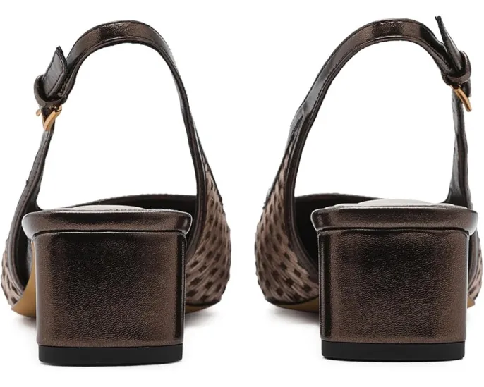 Лодочки A-Amelie 2 Slingback с текстильным верхом и острым носком