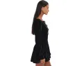 Мини-платье Free People Linney Velvet Mini из бархата с V-образным вырезом