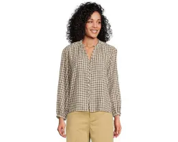 Рубашка L.L.Bean Signature Portland Popover с клетчатым принтом