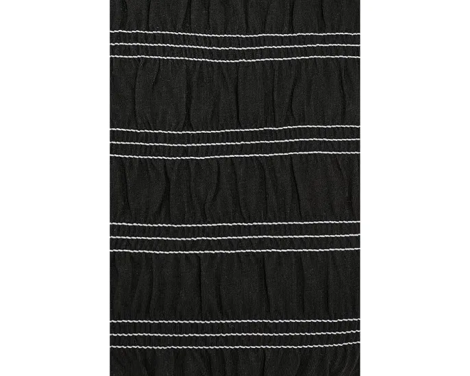 Блуза Madewell с коротким рукавом и сборкой в рубчик