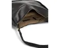 Сумка через плечо HOBO Mia Crescent Large Hobo черная