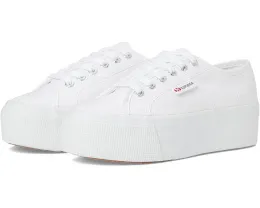 Кроссовки Superga 2790 Cotw на платформе из хлопкового холста