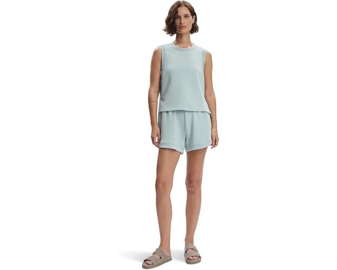 Кроп-топ Varley Shea из ткани DoubleSoft с ажурной вязкой и молниями