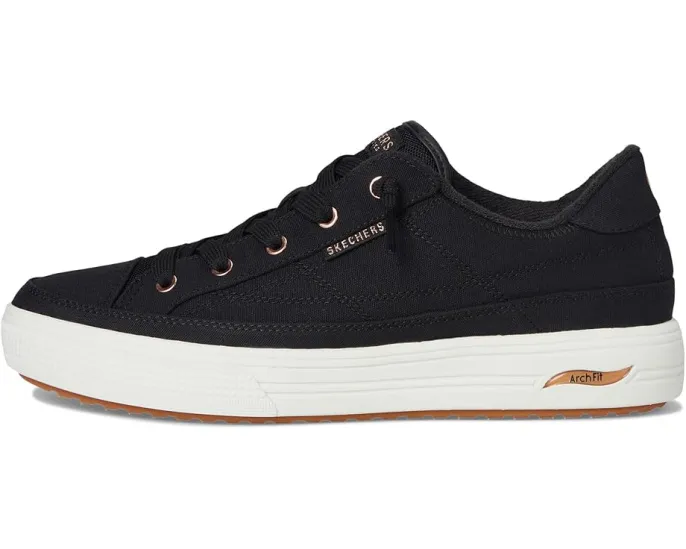 Skechers Arch Fit Arcade Meet Ya There веганские кроссовки на холсте