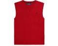 Жилет свитер с косой из хлопка Polo Ralph Lauren Kids для детей