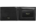 Кошелек для карт Bosca с отстегивающимся ID-футляром из состаренной кожи