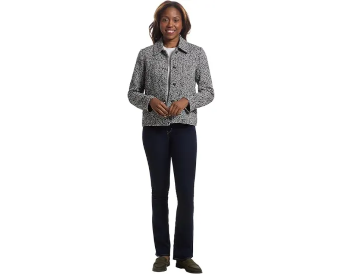 Жакет Elliott Lauren в елочку на пуговицах с карманами с клапанами