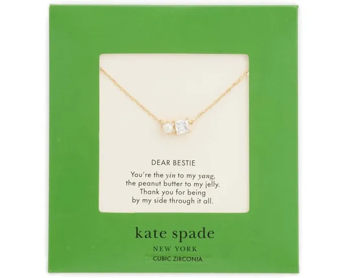 Кулон Signature Solitaire с циркониевым камнем на цепочке