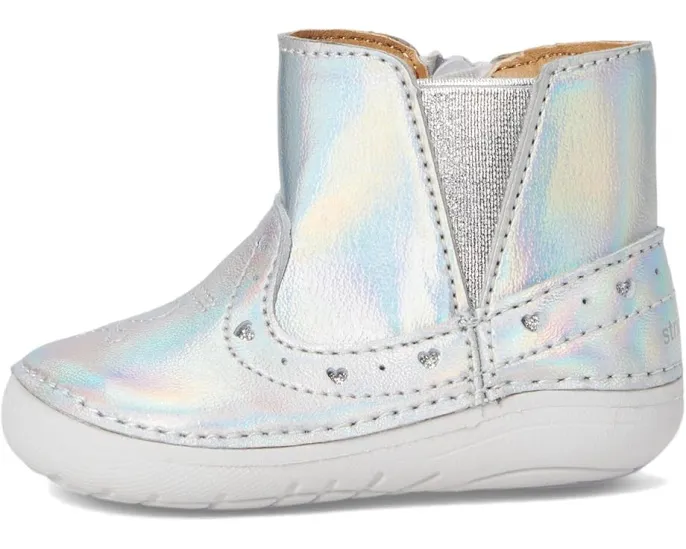 Ботиночки Stride Rite SM Gigi для младенцев и малышей с боковой молнией и стелькой Ortholite