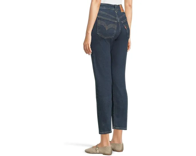 Джинсы Levi's Womens Wedgie Straight Western с эффектом подтяжки