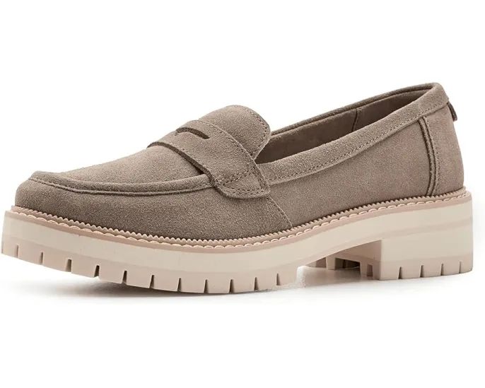 Лоферы TOMS Cara с платформой и контрастными деталями