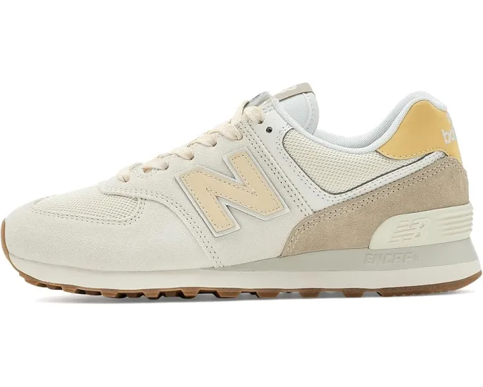 Классические кроссовки New Balance 574 с верхом из замши и сетки