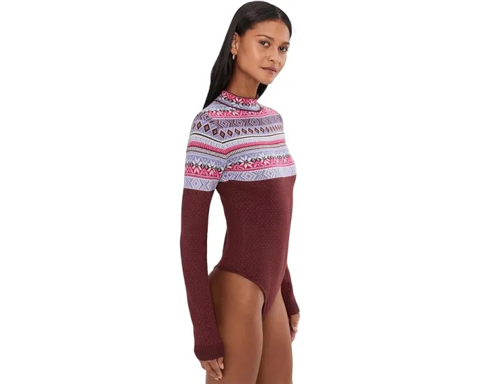 Боди Winter Warmer с принтом в стиле Fair Isle от Free People