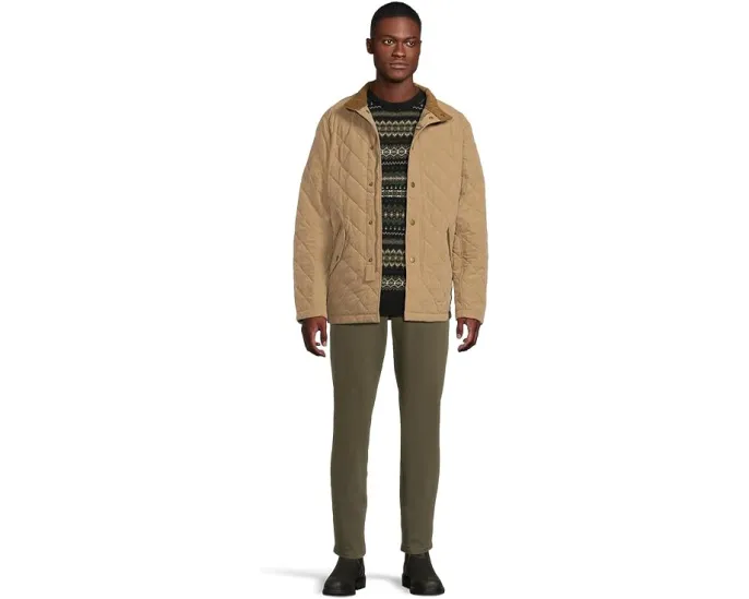Куртка Barbour Shoveler Quilted стеганая с капюшоном и множеством карманов