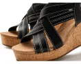Сандалии Clarks Sabina Sling на пробковом клине с регулируемым ремешком