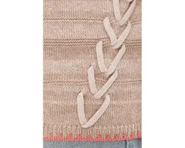 Свитер NIC+ZOE Stitched Layers со строчкой и полосками из переработанного полиэстера