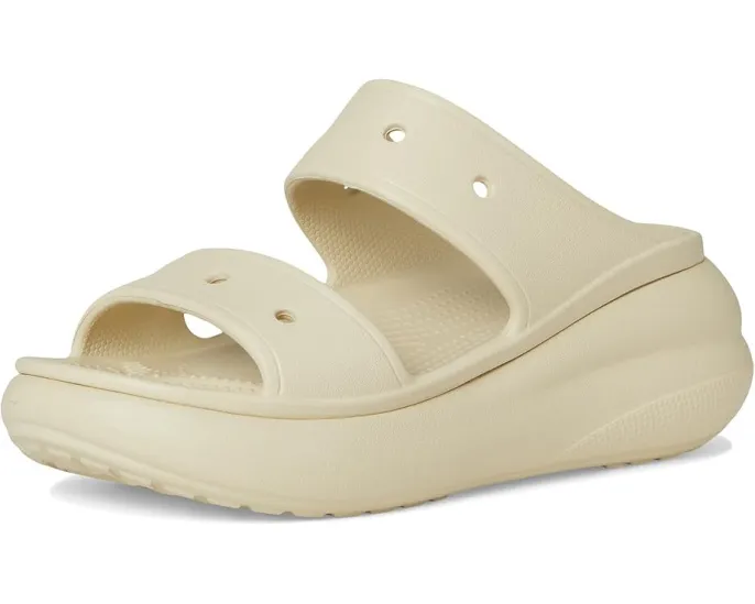 Сандалии Crocs Classic Crush с увеличенной высотой и отверстиями для Jibbitz