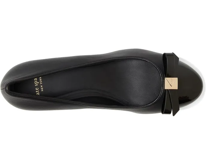 Балетки Kate Spade New York Deco Bow из гладкой кожи с бантом