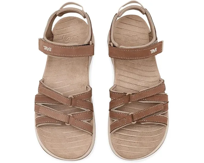 Кожаные сандалии Teva Tirra Sport Leather с подошвой Spider Rubber