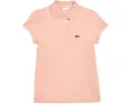 Детское поло Lacoste с воротником фестончиком Scallop Collar Polo