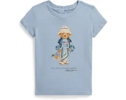 Футболка Polo Bear из хлопкового джерси для младенцев Polo Ralph Lauren Kids