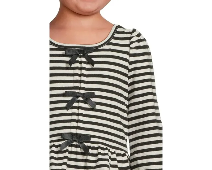 Верх Janie and Jack в полоску с бантом и юбкой с рюшами