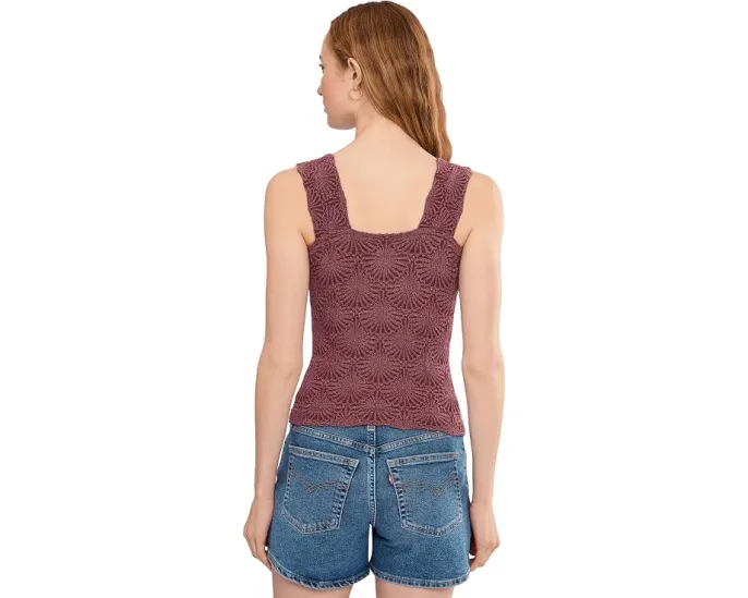 Топ Free People Love Letter Cami с цветочным жаккардом и рюшами