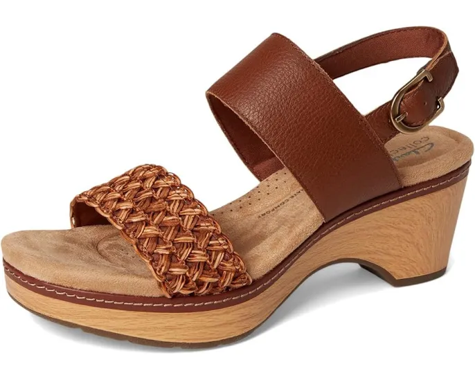 Сандалии Clarks Seannah Step с ремешком на щиколотке и застежкой на липучке