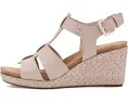 Клинья Rockport Belle с открытым носом и кожаным верхом