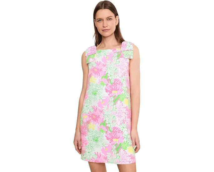 Платье Carmine Shift от Lilly Pulitzer с вырезом на спине