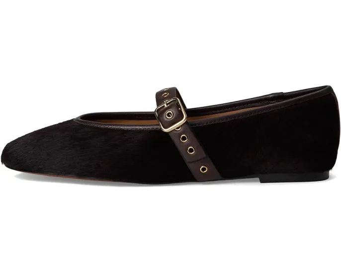 Балетки Madewell Remy Mary Jane с ремешком и принтом под телячью кожу